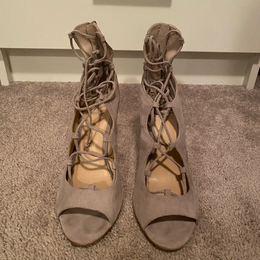 Vince Camuto lace up heels